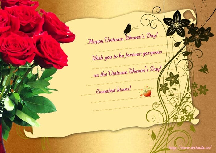 Những bức ảnh đẹp kèm lời chúc ý nghĩa nhân ngày 8/3