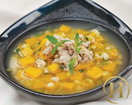 Canh bí đỏ thịt, tôm sẽ giúp giảm cân hiệu quả