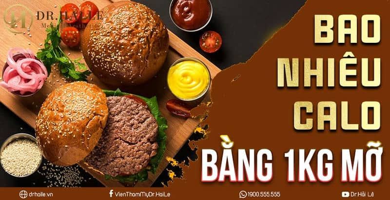 Bao nhiêu Calo bằng 1kg mỡ!