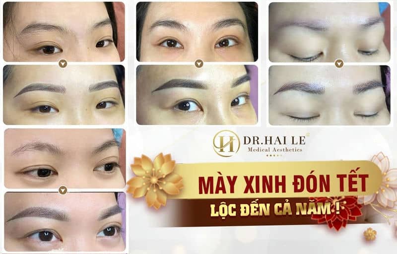 Phun thêu lông mày - Vượng Tướng số - Đón vạn tài lộc
