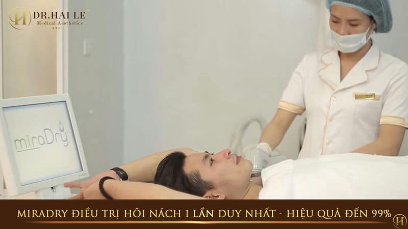 Chữa trị hôi nách 1 lần tại Dr.Hải Lê