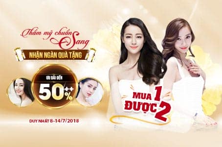 THẨM MỸ CHUẨN SANG - NHẬN NGÀN QUÀ TẶNG