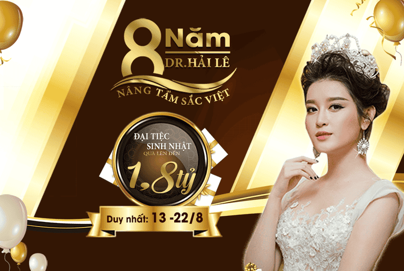 Dr.Hải Lê 8 năm Nâng tầm sắc Việt - Đại tiệc sinh nhật quà tặng lên đến 1.8 Tỷ