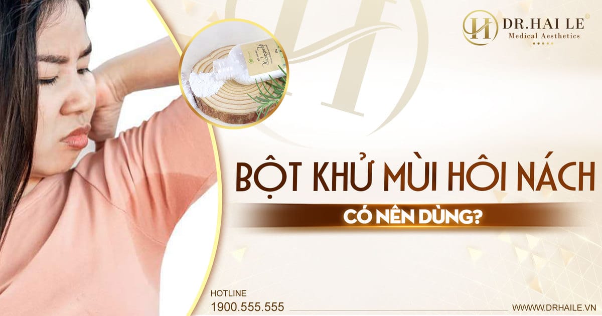 Bột khử mùi hôi nách có nên dùng?