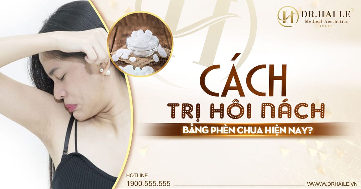 Cách trị hôi nách bằng phèn chua hiện nay?