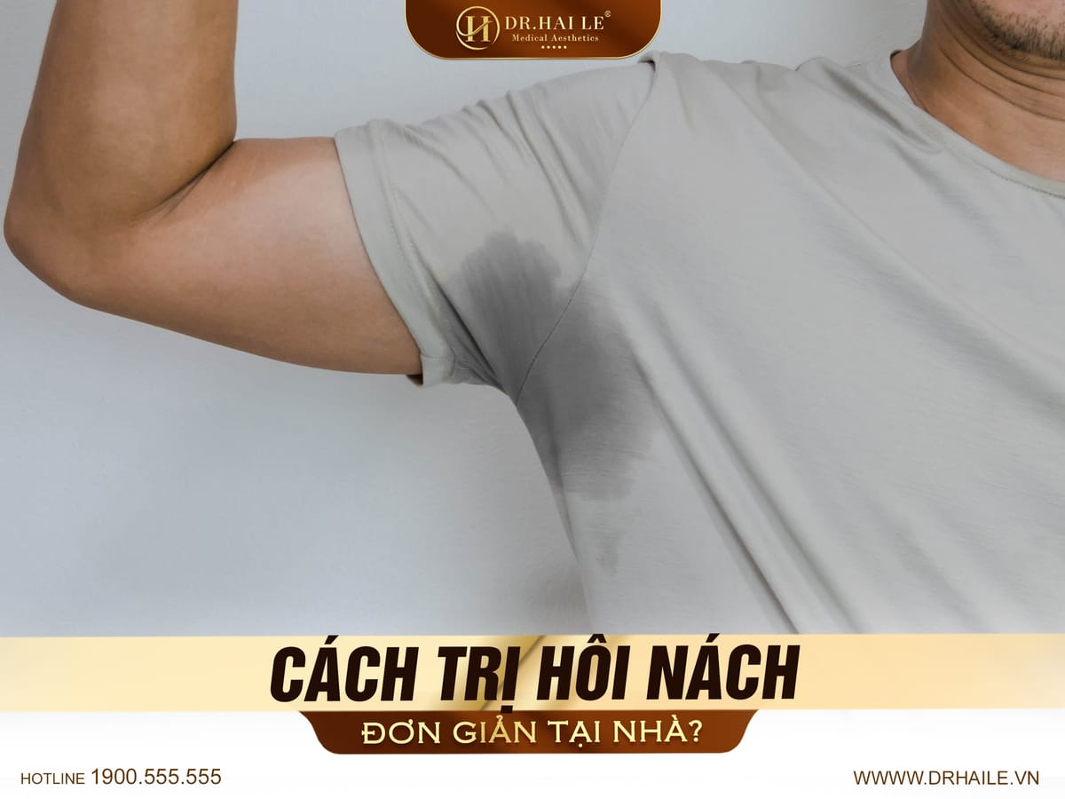 Cách trị hôi nách đơn giản tại nhà?
