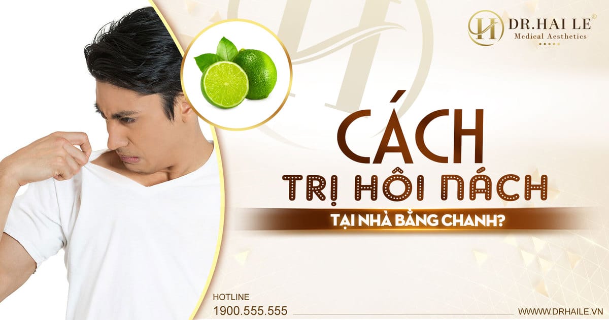 Cách trị hôi nách tại nhà vĩnh viễn bằng phương pháp tự nhiên?