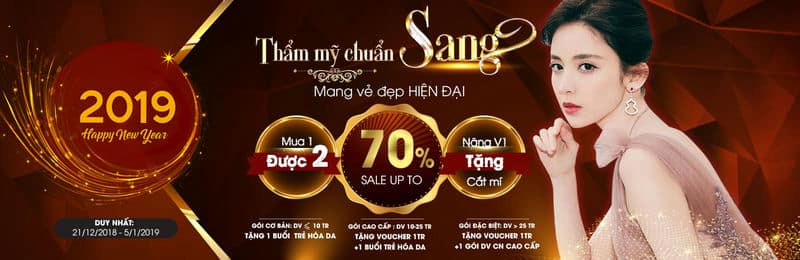 HAPPY NEW YEAR - THẨM MỸ CHUẨN SANG -  MANG VẺ ĐẸP HIỆN ĐẠI