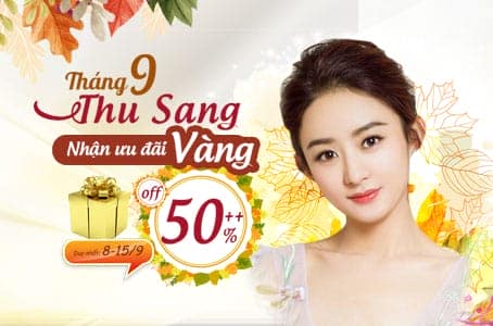 THÁNG 9 THU SANG - NHẬN ƯU ĐÃI VÀNG
