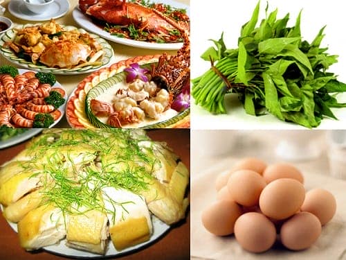 Một số thực phẩm nên kiêng sau khi cắt mí