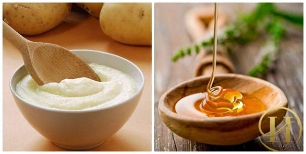 Mặt nạ giúp trị thâm nách từ khoai tây và mật ong