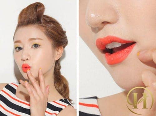 Làn da trắng hồng có thể phù hợp với tất cả màu son