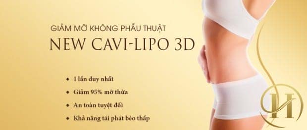 Công nghệ giảm mỡ mặt an toàn New Cavi-lipo