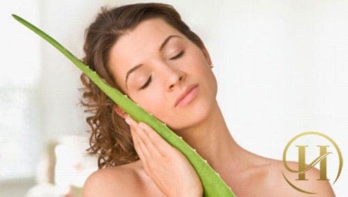 Thực hiện xóa mụn thịt bằng nha đam