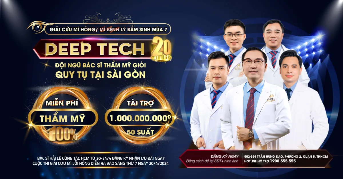 Khởi động cuộc thi Giải cứu mí lỗi hỏng mùa 7 và Chương trình đội ngũ Bác sĩ giỏi Dr.Hải Lê công tác Sài Gòn Khởi động cuộc thi Giải cứu mí lỗi hỏng mùa 7 và Chương trình đội ngũ Bác sĩ giỏi Dr.Hải Lê công tác Sài Gòn