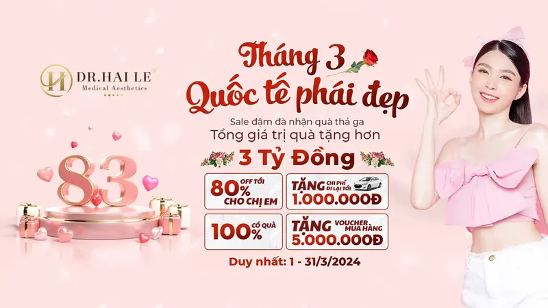 Tháng 3 Quốc tế Phái đẹp - Sale đậm đà nhận quà thả ga