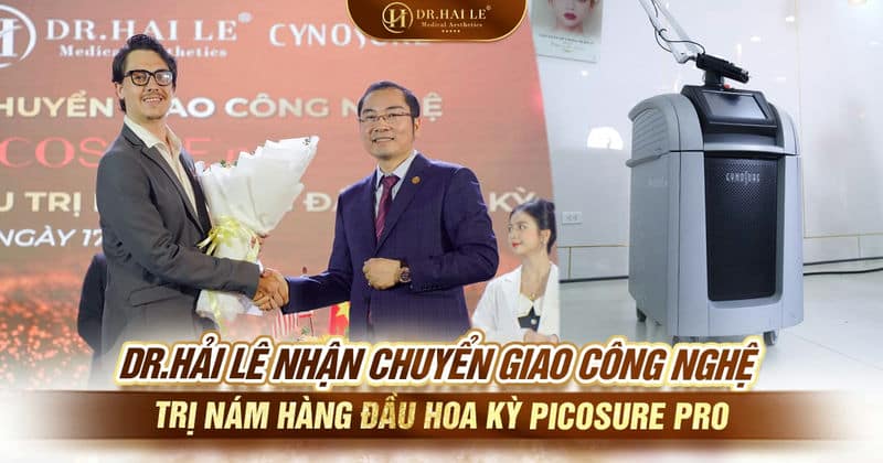 Dr.Hải Lê nhận chuyển giao công nghệ trị nám hàng đầu Hoa Kỳ Picosure Pro
