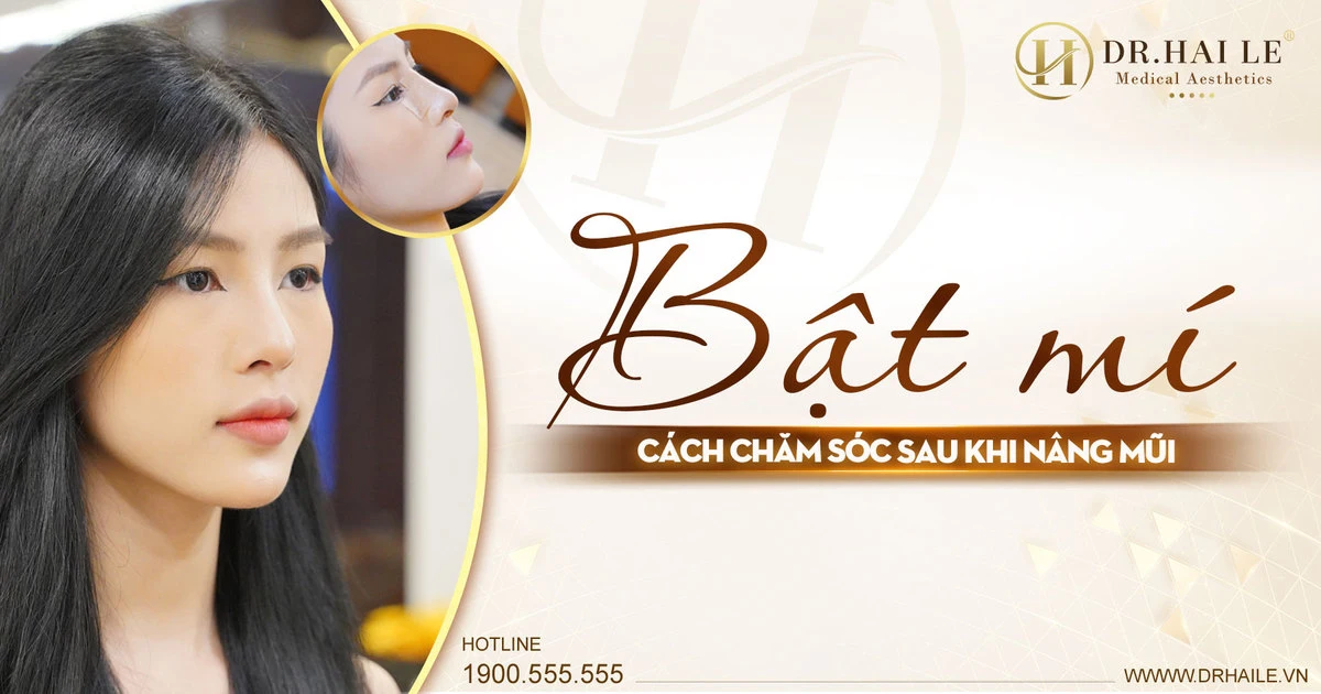 Bật mí cách chăm sóc sau nâng mũi Bật mí cách chăm sóc sau nâng mũi