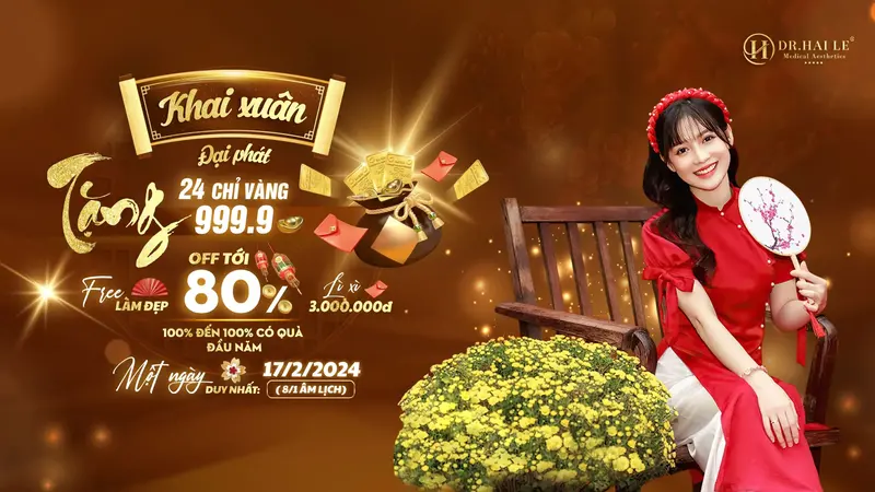 Khai xuân đại phát - Dr.Hải Lê tặng 24 chỉ vàng 999.9