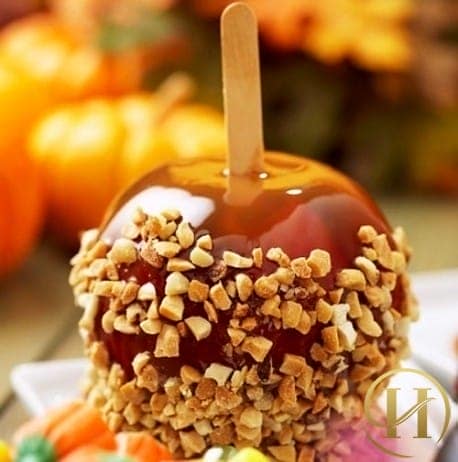 Món ăn ngày Halloween kẹo táo