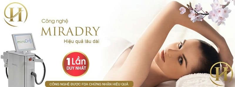 Trị hôi nách bằng công nghệ MiraDry an toàn không tái phát