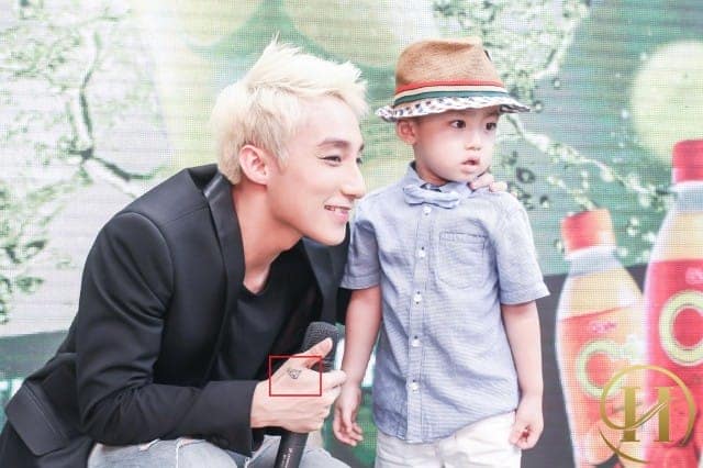 Hình xăm viên kim cương gây sự chú ý