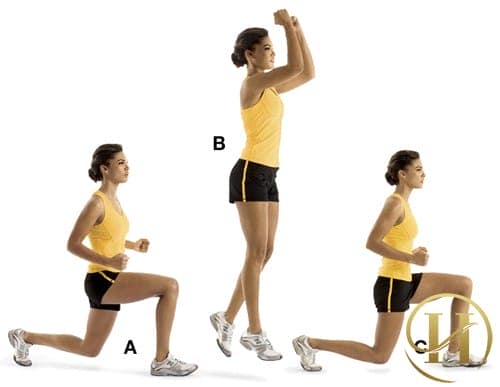 Cách làm đùi thon gọn với động tác bật nhảy