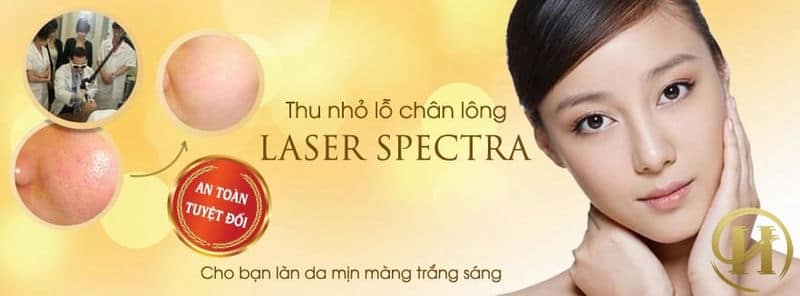 Laser Spectra Peel giúp thu nhỏ lỗ chân lông an toàn và hiệu quả nhất