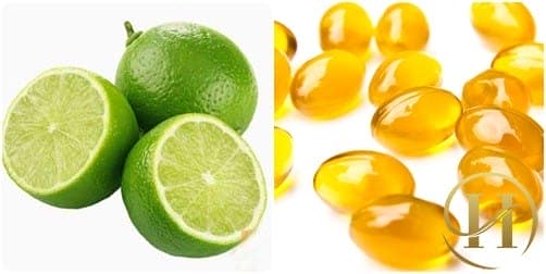 Cách trị nách thâm đen bằng chanh và vitamin E