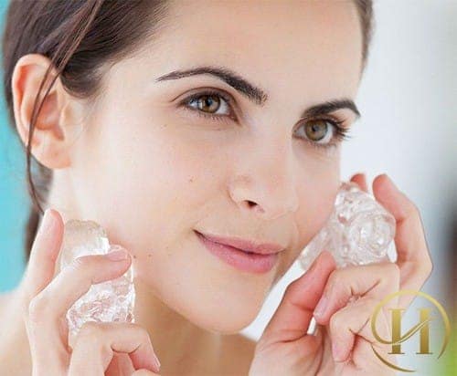Chườm đá lạnh tốt cho cho quá tuàn hoàn và thu nhỏ lỗ chân lông hữu hiệu