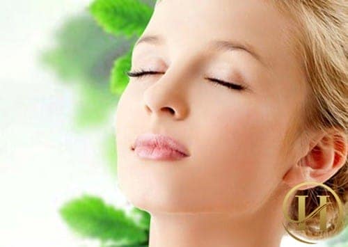 Làn da đẹp không còn tỳ vết của mụn thịt với lá mướp
