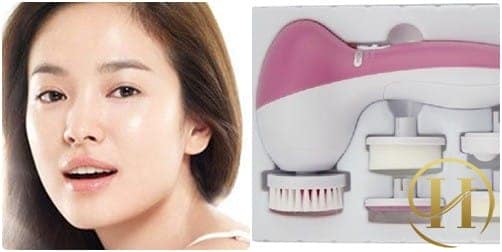 Máy rửa mặt có khả năng làm sạch dầu thừa, bụi bẩn hoàn toàn
