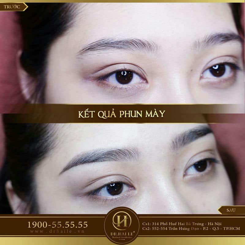 Phun xăm lông mày