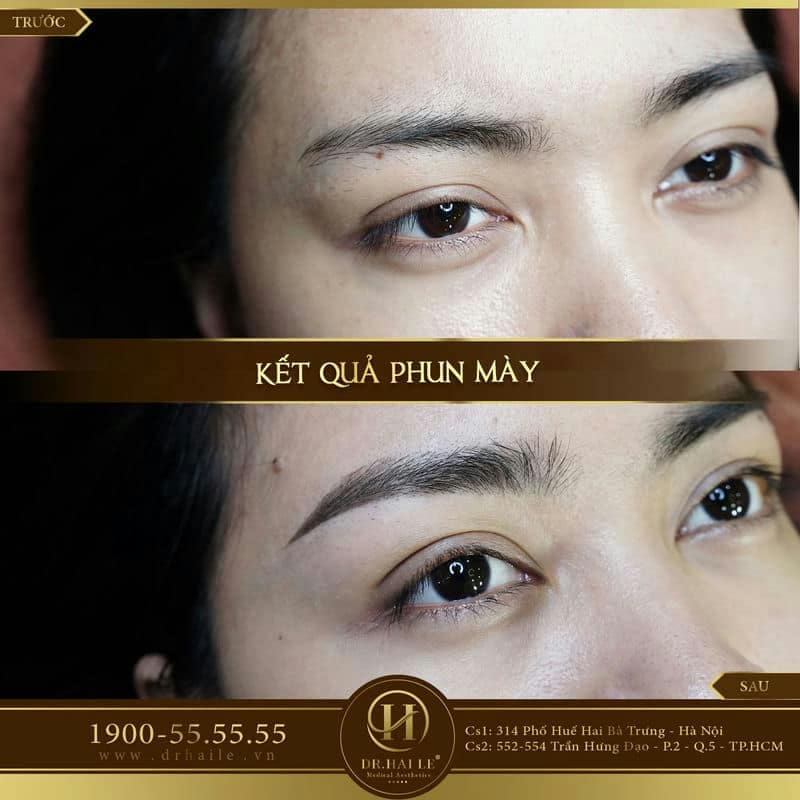 Phun xăm lông mày