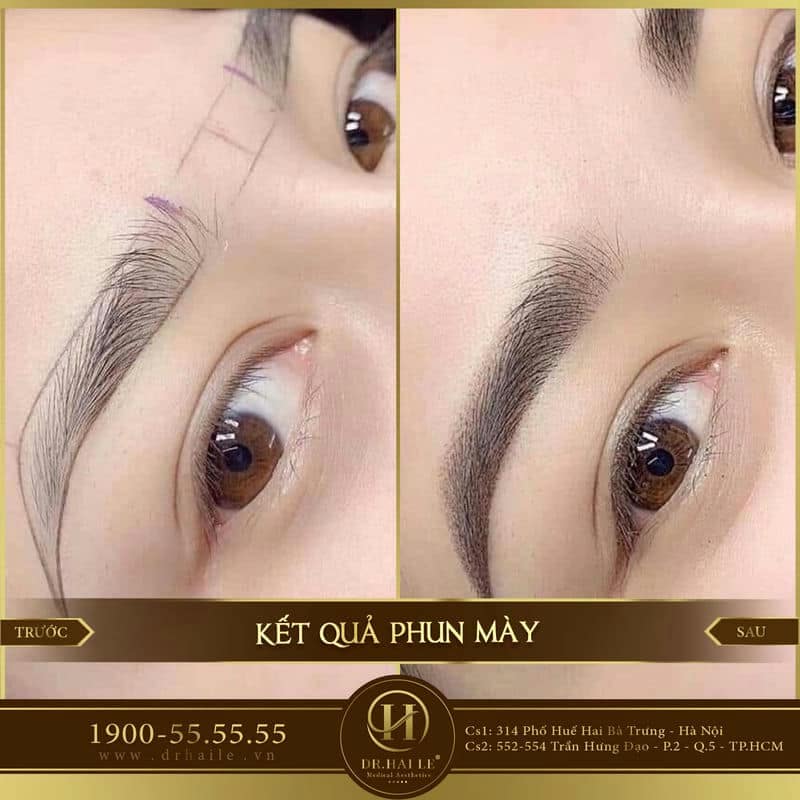 Phun xăm lông mày