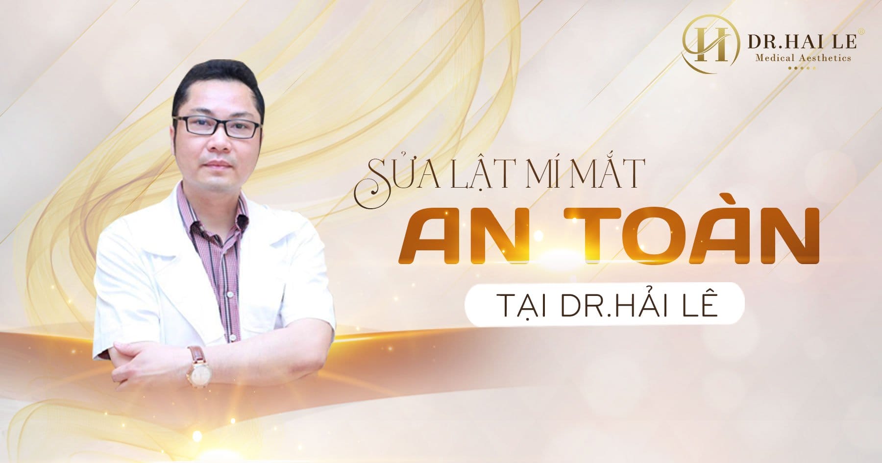 Sửa lật mí mắt an toàn tại Dr.Hải Lê