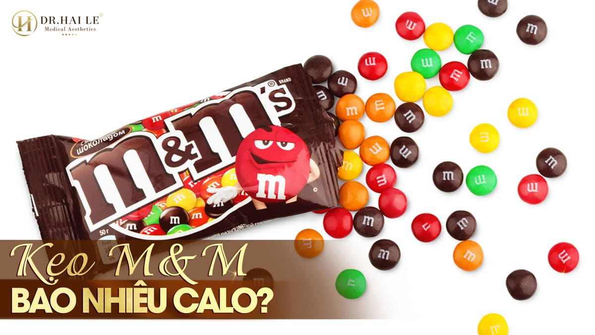 Kẹo M&M bao nhiêu calo?
