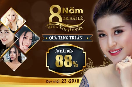 Dr.Hải Lê 8 năm Nâng tầm sắc Việt - Quà tặng tri ân ưu đãi lên đến 88%