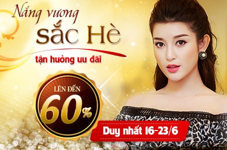 NẮNG VƯƠNG SẮC HÈ - TẬN HƯỞNG ƯU ĐÃI
