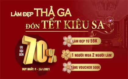 Làm đẹp thả ga Đón tết kiêu sa