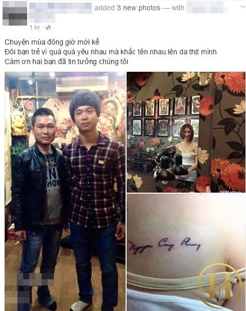 Hòa Minzy đã xóa hình xăm Công Phượng trên ngực trái  2sao