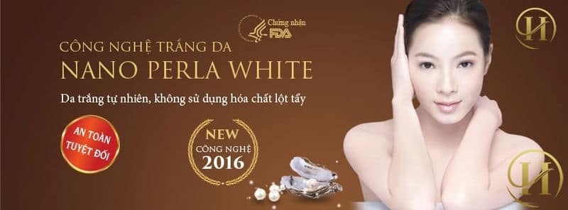 Công nghệ làm trắng da an toàn Nano Perla White