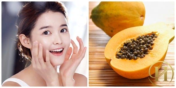 Làm trắng da bằng đu đủ