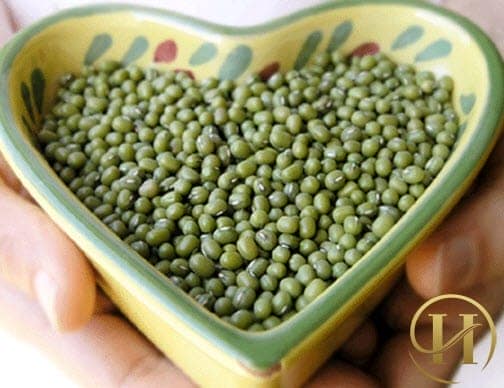 đậu xanh làm trắng da