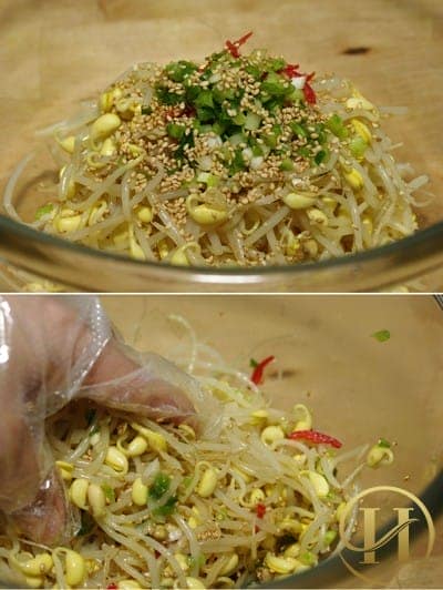 Giảm cân bằng thực đơn giá đỗ chua ngọt