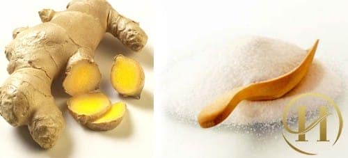 Trị hôi chân bằng gừng