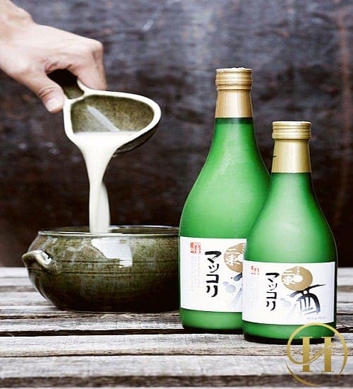 Làm trắng da bằng rượu gạo