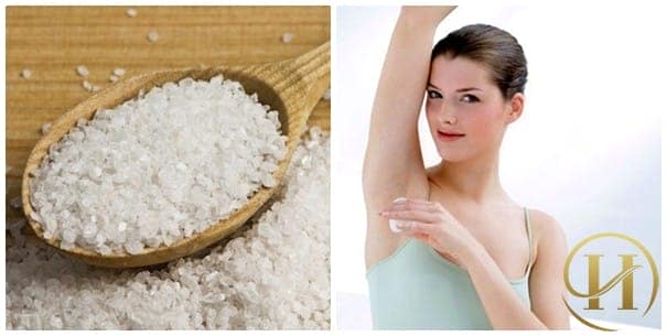 Trị hôi nách bằng phèn chua