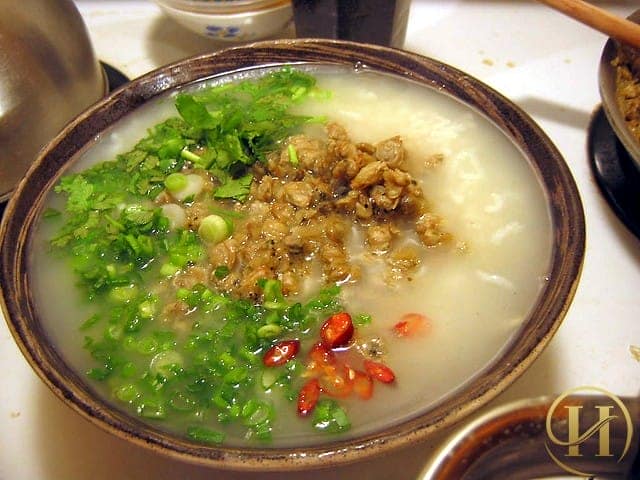 Món cháo sò, hến