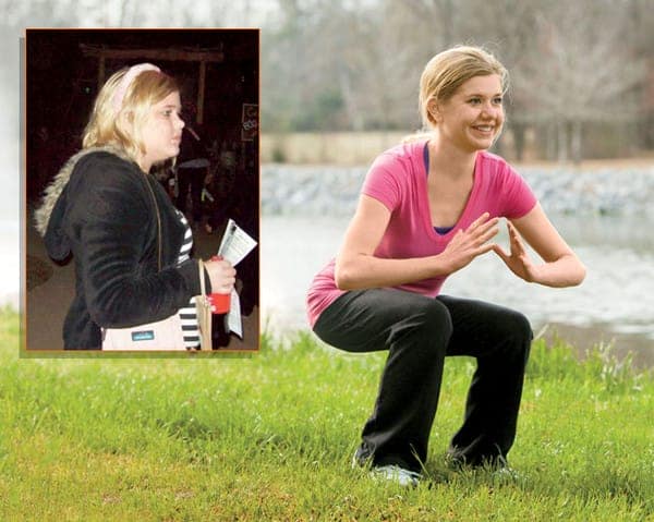 Sarah DeArmond đã giảm được 36kg nhờ sự kiên trì luyện tập của mình